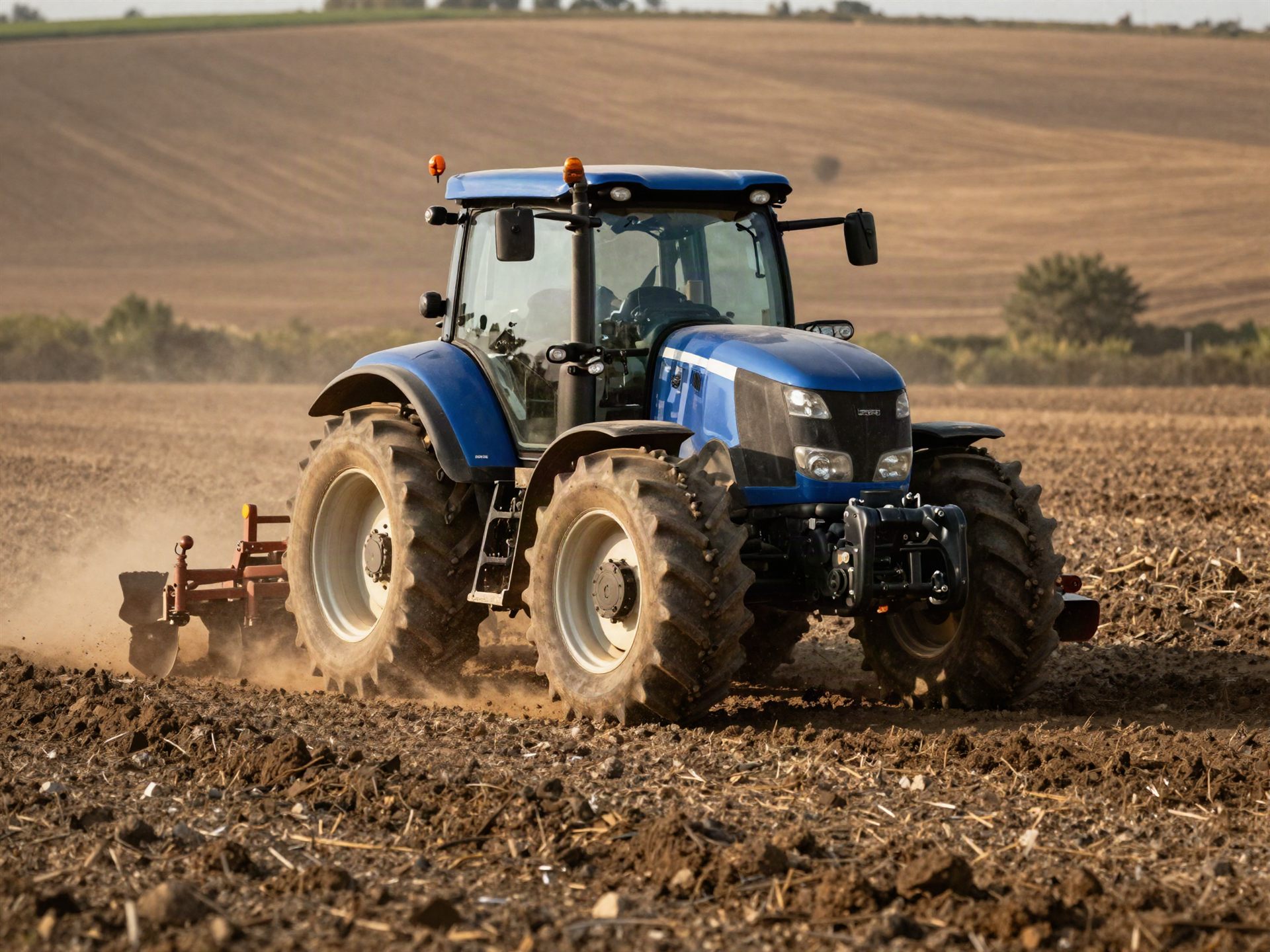Traktor u radu